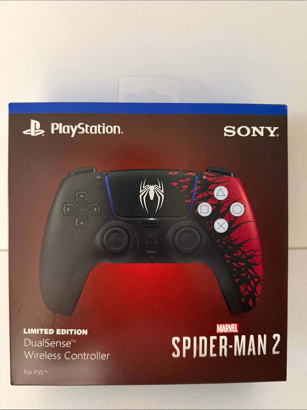 Spider-Man 2 Limited Edition PlayStation 5 / PS5 Sony DualSense Controller (NEW)